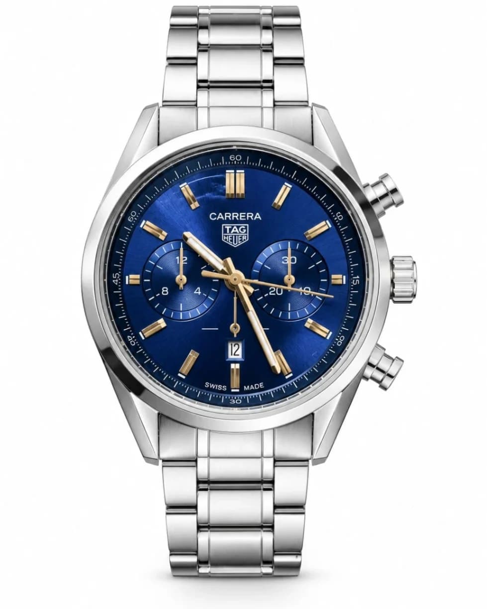 T-A-G Chronograph Blue Dial
